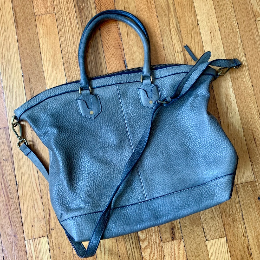 Madewell Oversized Berliner Leather Satchel